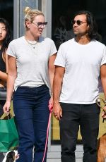 LINDSEY VONN and Diego Osorio Out with Their Dogs in New York 08/28/2022