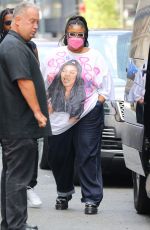 LIZZO and Myke Wright Leaves Gucci Store in New York 08/28/2022