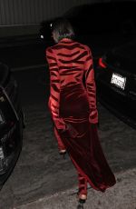 LORI HARVEY Arrives at The Fleur Room in West Hollywood 08/13/2022