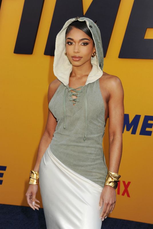 LORI HARVEY at Me Time Premiere at Regency Village Theatre in Los Angeles 08/23/2022