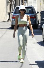 LORI HARVEY Heading to Pilates Class in West Hollywood 08/13/2022