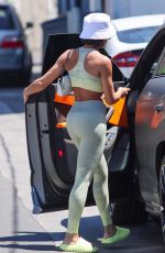 LORI HARVEY Heading to Pilates Class in West Hollywood 08/13/2022