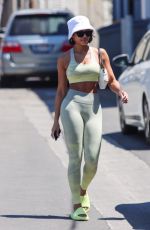 LORI HARVEY Heading to Pilates Class in West Hollywood 08/13/2022