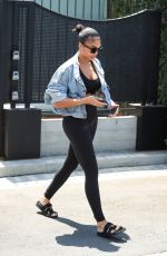 LORI HARVEY Leaves Forma Pilates in West Hollywood 08/01/2022