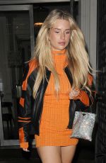 LOTTIE MOSS and BLITHE SAXON Leaves Sumosan Twiga Restaurant in Knightsbridge 08/26/2022