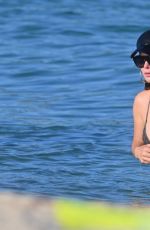 LUCILA SOLA in Bikini at a Beach in Saint-Tropez 08/19/2022
