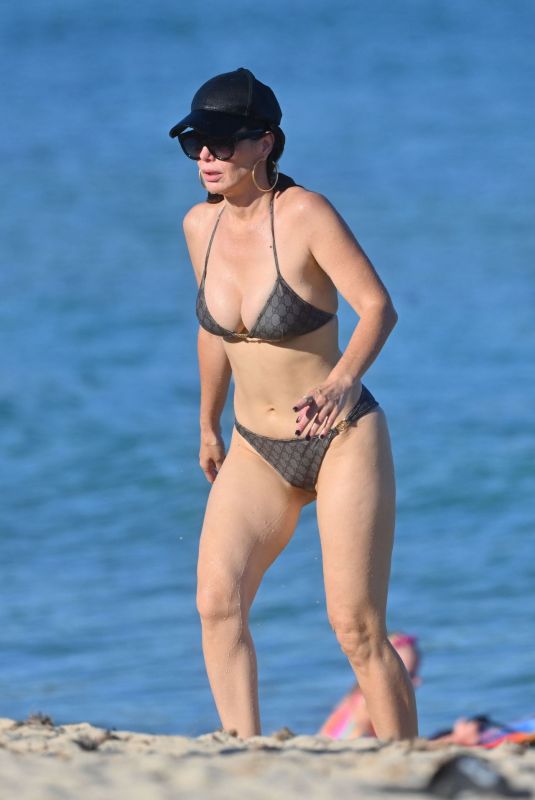 LUCILA SOLA in Bikini at a Beach in Saint-Tropez 08/19/2022