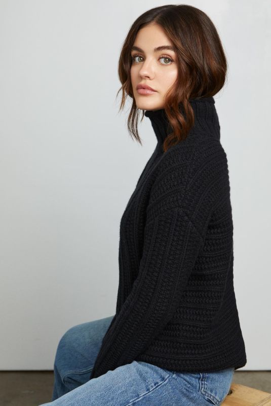 LUCY HALE at a Photoshoot 08/19/2022