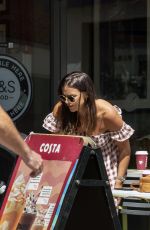 LUCY MECKLENBURGH Out for Coffee in London 08/05/2022