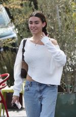 MADISON BEER at a Lunch Date at Fred Segal in West Hollywood 08/01/2022