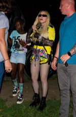 MADONNA Arrives at Discooasis at Wolman Rink in Central Park in New York 08/10/2022