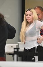 MADONNA Arrives with Her Son David Banda at JFK Airport in New York 08/11/2022