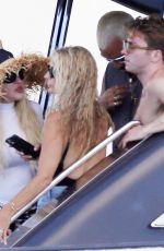 MADONNA at a Boat Trip in Taormina in Sicily 08/21/2022