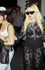 MADONNA Leaves MJ The Musical on Broadway in New York 07/30/2022