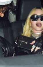 MADONNA Leaves MJ The Musical on Broadway in New York 07/30/2022