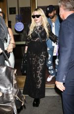 MADONNA Leaves MJ The Musical on Broadway in New York 07/30/2022