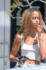 MALIA OBAMA Leaves a Spa in Los Angeles 07/28/2022