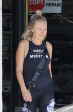 MALIN AKERMAN Out for Juice in Los Feliz 08/23/2022