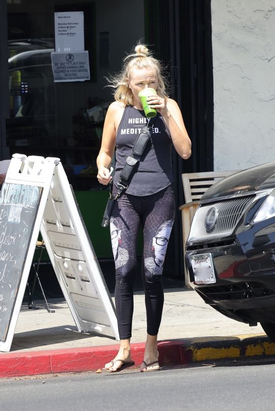 MALIN AKERMAN Out for Juice in Los Feliz 08/23/2022