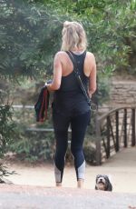 MALIN AKERMAN Out with Her Dog in Los Feliz 08/22/2022