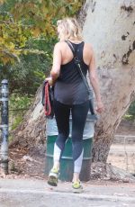MALIN AKERMAN Out with Her Dog in Los Feliz 08/22/2022