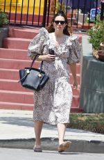MANDY MOORE Arrives at Office Building in Los Angeles 08/03/2022