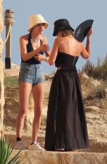MARGOT ROBBIE and CARA DELEVINGNE on Vacation in Spain 08/11/2022