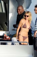 MARGOT ROBBIE, CARA DELEVINGNE, SIENNA MILLER and AVRIL LAVIGNE in Bikinis at a Boat in Formentera 08/11/2022
