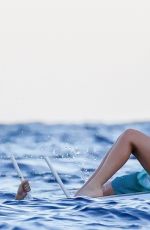 MARGOT ROBBIE in Bikini at a Boat in Spain 08/07/2022