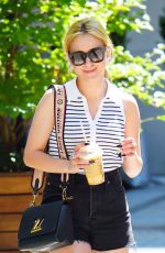 MARIA BAKALOVA Out for Frappuccino in New York 08/04/2022