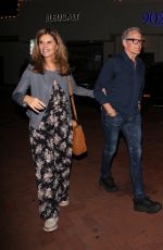 MARIA SHRIVER Out for Dinner Date at Lucky