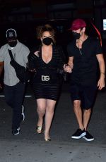 MARIAH CAREY Arrives for Dinner at Mr. Chow in New York 08/03/2022