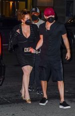 MARIAH CAREY Arrives for Dinner at Mr. Chow in New York 08/03/2022