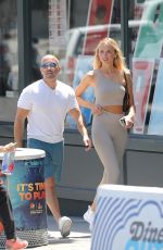 MARIE-LOU and Jason Oppenheim Out for Lunch in West Hollywood 08/01/2022