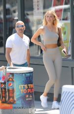 MARIE-LOU and Jason Oppenheim Out for Lunch in West Hollywood 08/01/2022