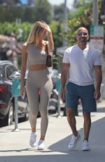 MARIE-LOU and Jason Oppenheim Out for Lunch in West Hollywood 08/01/2022