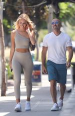 MARIE-LOU and Jason Oppenheim Out for Lunch in West Hollywood 08/01/2022