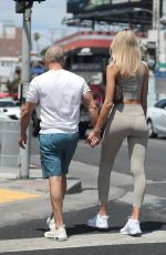 MARIE-LOU and Jason Oppenheim Out for Lunch in West Hollywood 08/01/2022