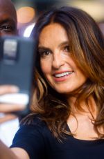 MARISKA HARGITAY on the Set of Law and Order: Special Victims Unit in New York 08/18/2022