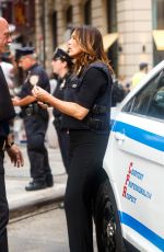 MARISKA HARGITAY on the Set of Law and Order: Special Victims Unit in New York 08/18/2022