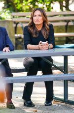 MARISKA HARGITAY on the Set of Law and Order: Special Victims Unit in New York 08/24/2022
