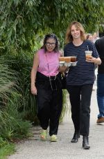 MAYA HAWKE Out with a Friend in Woodstock in New York 08/14/2022