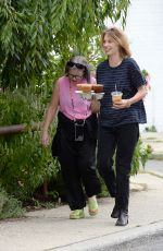 MAYA HAWKE Out with a Friend in Woodstock in New York 08/14/2022