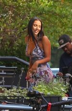 MAYA JAMA Out with Friends at a Restaurant Bar in New York 08/25/2022