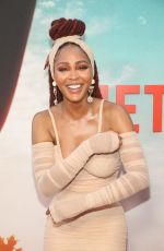 MEAGAN GOOD at Day Shift Premiere in Los Angeles 08/10/2022
