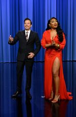 MEGAN THEE STALLION at Tonight Show Starring Jimmy Fallon in New York 08/11/2022