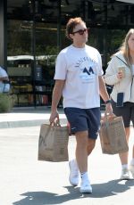 MEGHAN TRAINOR Shopping at Erewhon Market in Los Angeles 08/04/2022