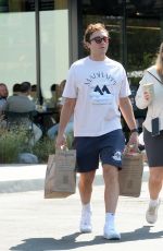 MEGHAN TRAINOR Shopping at Erewhon Market in Los Angeles 08/04/2022