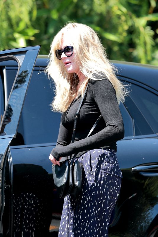 MELANIE GRIFFITH Out for Lunch in West Hollywood 08/19/2022