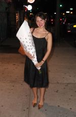 MERCEDES KILMER Leaves Her Performance at Rockwood Music Hall in New York 08/20/2022
